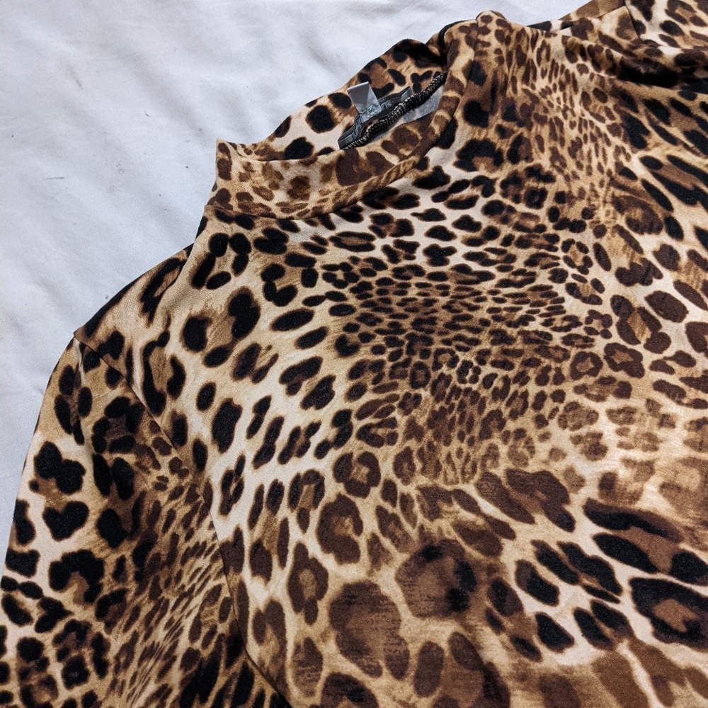 Charlotte Russe Leopard print bodysuit